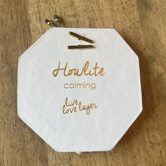 Gorjana Power Gemstone Beaded Bracelet | NWT | Howlite & Gold - Picture 8 of 8